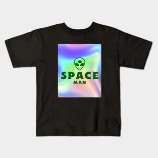 Space Man Alien Kids T-Shirt